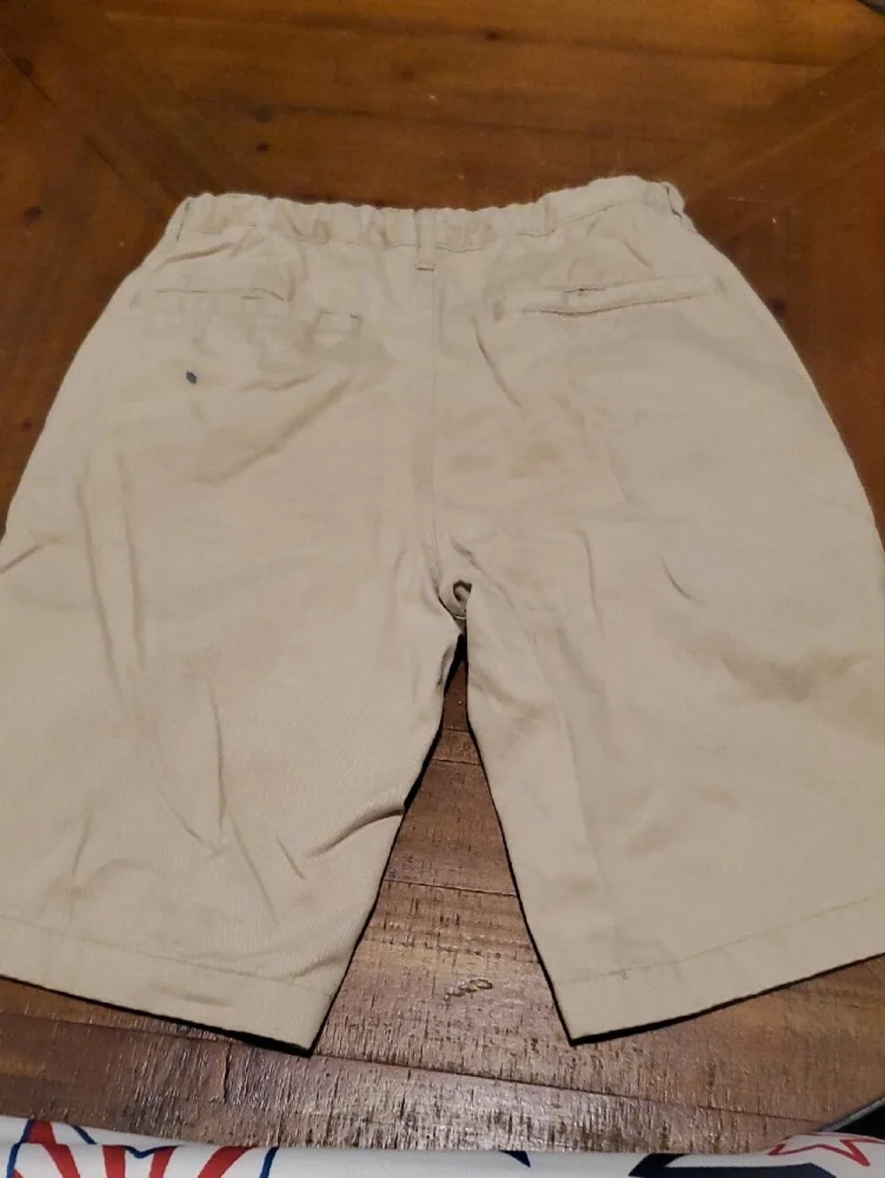 Old Navy Boys Tan Khaki Shorts